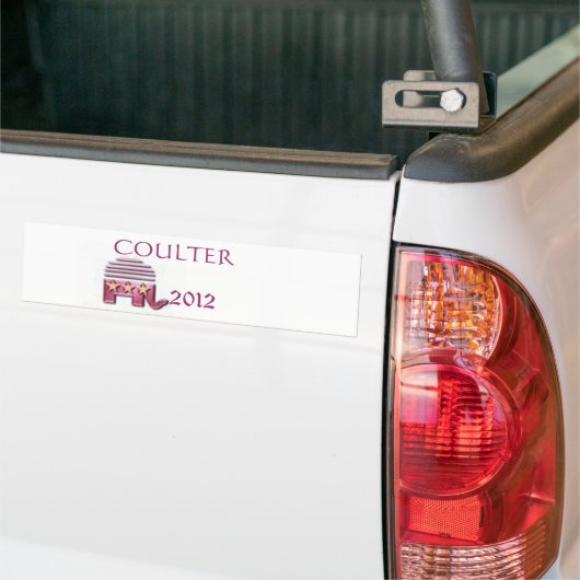 Ann Coulter 2012 Bumpersticker (Op Truck)