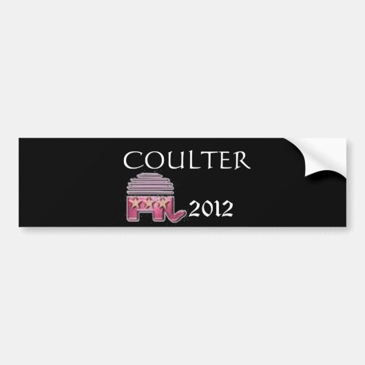 Ann Coulter 2012 Bumpersticker (Voorkant)