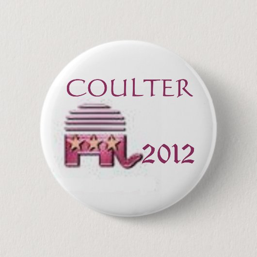 Ann Coulter 2012 Ronde Button 5,7 Cm (Voorkant)