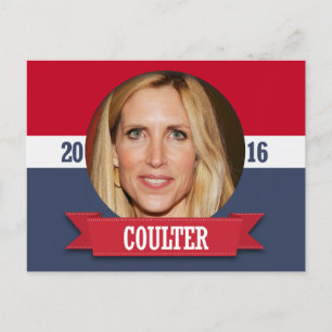 ANN COULTER 2016 BRIEFKAART