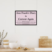 Ann Franks dagboek citaat Poster (Keuken)