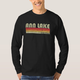 Ann Lake Minnesota Grappig Gevist Camping Zomer T-shirt