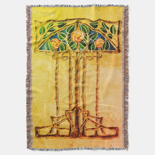Ann Macbeth - Glasgow Roos Deken (Voorkant Verticaal)
