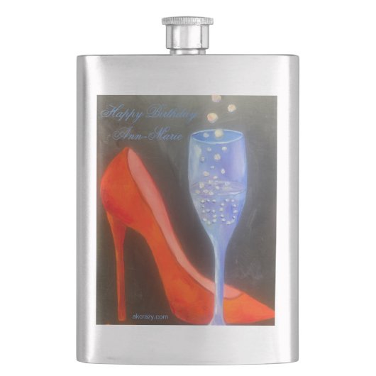 Ann-Marie's Birthday Flask Flacon (Voorkant)