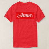 Anna 2 t-shirt (Design voorkant)