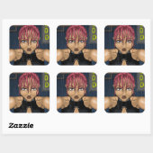 Anna 2 vierkante sticker (Vel)