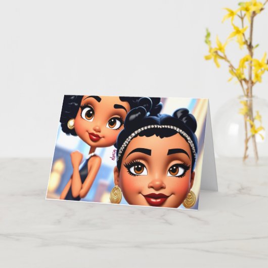 Anna&Alani Kaart (Gele Bloem)