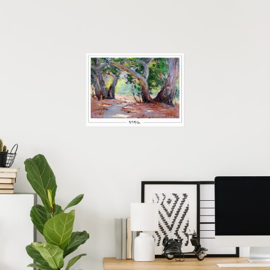 Anna Althea Hills Zedign Art Poster #1 (Thuiskantoor)