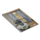 Anna Ancher's Blue Clematis in de Studio van de ku Notitieboek (Rechterzijde)