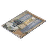 Anna Ancher's Blue Clematis in de Studio van de ku Notitieboek (Linkerzijde)