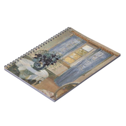 Anna Ancher's Blue Clematis in de Studio van de ku Notitieboek (Linkerzijde)