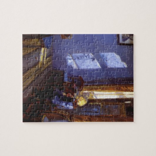 Anna Ancher's Sunshine in de Blauwe Zaal Legpuzzel (Horizontaal)
