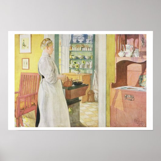 Anna Arnbom (Keukenscène), café in Lasst Licht Poster (Voorkant)