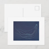 Anna Atkins over botanisch cyanotype Briefkaart (Voorkant / Achterkant)