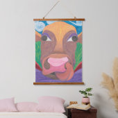 Anna Belle de Koe Hangend Wandkleed (Slaapkamer)