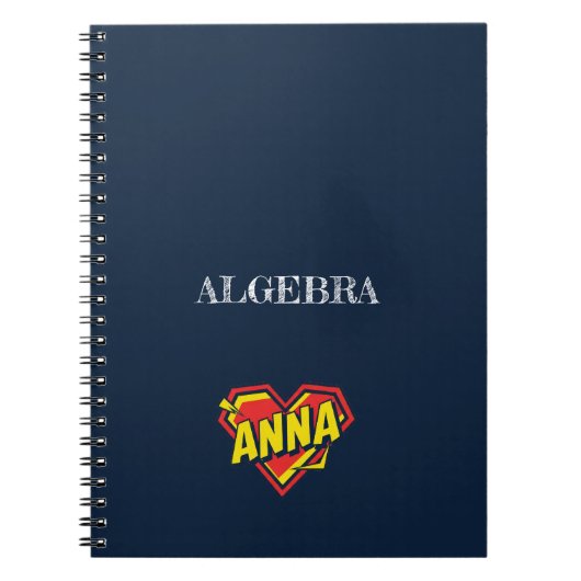 Anna Blue Notitieboek (Voorkant)