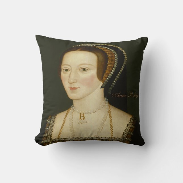Anna Boleyn 2e vrouw van Hendrik VIII Kussen (Voorkant)