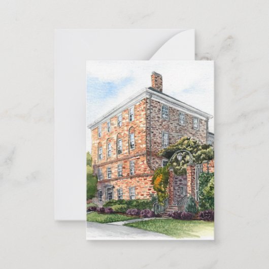 Anna Comstock Hall, Cornell University Flat Notitiekaartje (Voorkant)