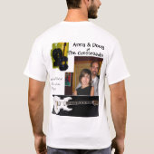 Anna & Doug op de kruispunten T-shirt (Achterkant)