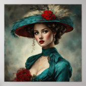 Anna Een echte Art Deco dame Poster (Voorkant)