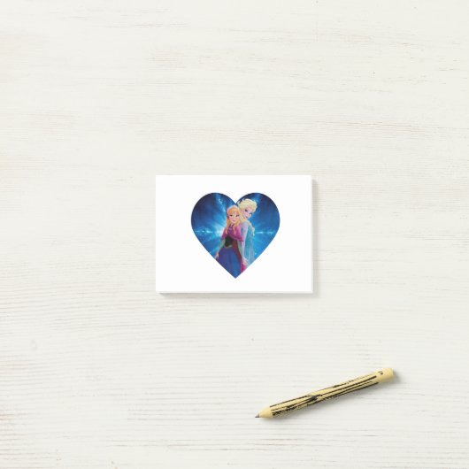 Anna en Elsa Frozen Post-it® Notes (Op bureau)