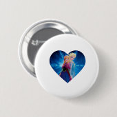 Anna en Elsa Frozen Ronde Button 5,7 Cm (Voorkant /achterkant)