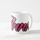 Anna faded pink Tasse Teetasse Kaffeetasse Koffiemok (Voorkant rechts)