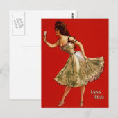 Anna Held Briefkaart (Voorkant / Achterkant)