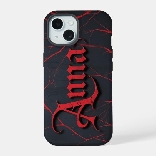 Anna in gothic iPhone 15 case (Achterkant)