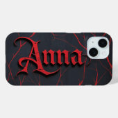 Anna in gotisch Case-Mate iPhone case (Achterkant (horizontaal))