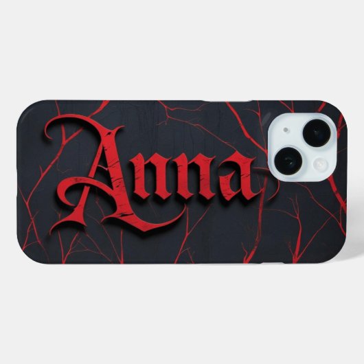 Anna in gotisch Case-Mate iPhone case (Achterkant (horizontaal))