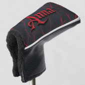 Anna in gotisch golfheadcover (3/4 voorkant)