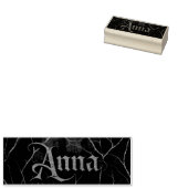 Anna in gotisch rubberstempel (Gestempeld)