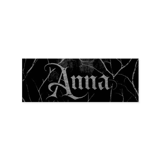 Anna in gotisch rubberstempel (Afrduk)