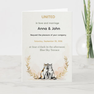 Anna & John – VERENIGD in liefde en huwelijk Kaart