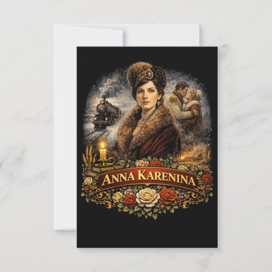 Anna Karenina Bedankkaart (Voorkant)