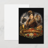 Anna Karenina Bedankkaart (Voorkant / Achterkant)
