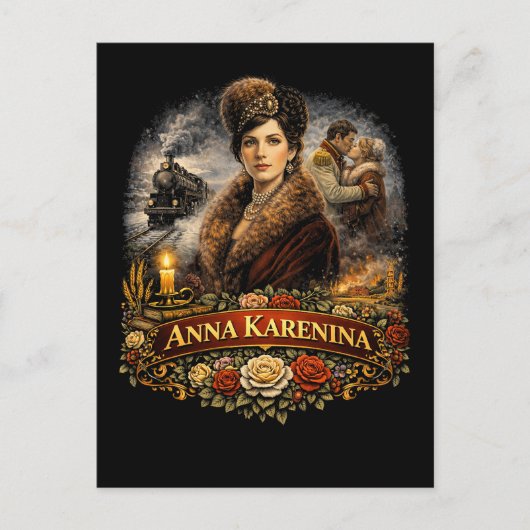 Anna Karenina Briefkaart (Voorkant)