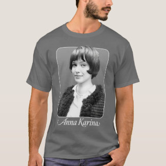 Anna Karina Retro Style Fan Artwork T-shirt