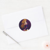 Anna Kat Ronde Sticker (Envelop)