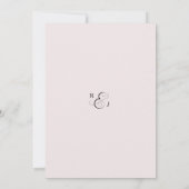 ANNA Let's Shower Invitation / Waterverf, Roze Kaart (Achterkant)