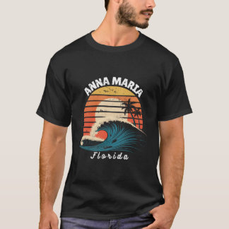 Anna Maria Beach Florida Vrouwen Mannen Surfboardi T-shirt