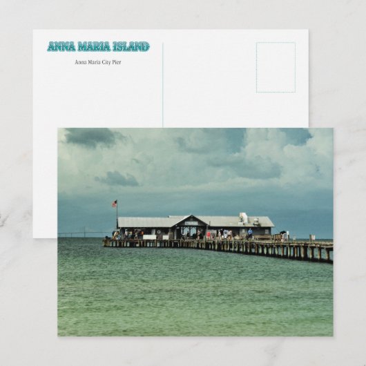 Anna Maria City Pier Briefkaart (Voorkant / Achterkant)