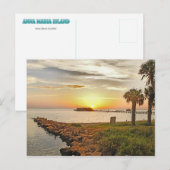 Anna Maria City Pier op Sunrise Briefkaart (Voorkant / Achterkant)