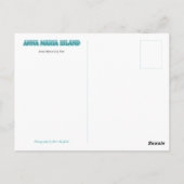 Anna Maria City Pier op Sunrise Briefkaart (Achterkant)