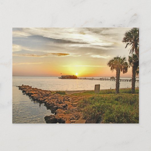 Anna Maria City Pier op Sunrise Briefkaart (Voorkant)