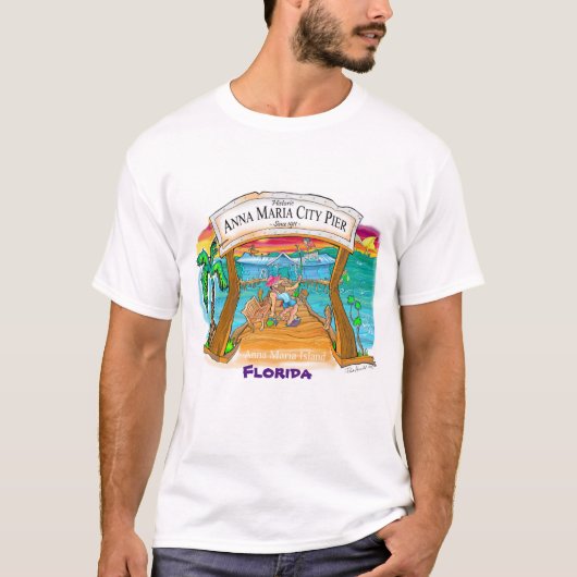 Anna Maria City Pier T-shirt (Voorkant)
