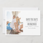 Anna Maria Florida Beach Wedding Save the Date Aankondiging (Achterkant)