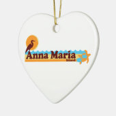 Anna Maria Island - Beach Design. Keramisch Ornament (Links)