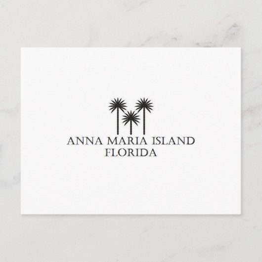 Anna Maria Island Briefkaart (Voorkant)